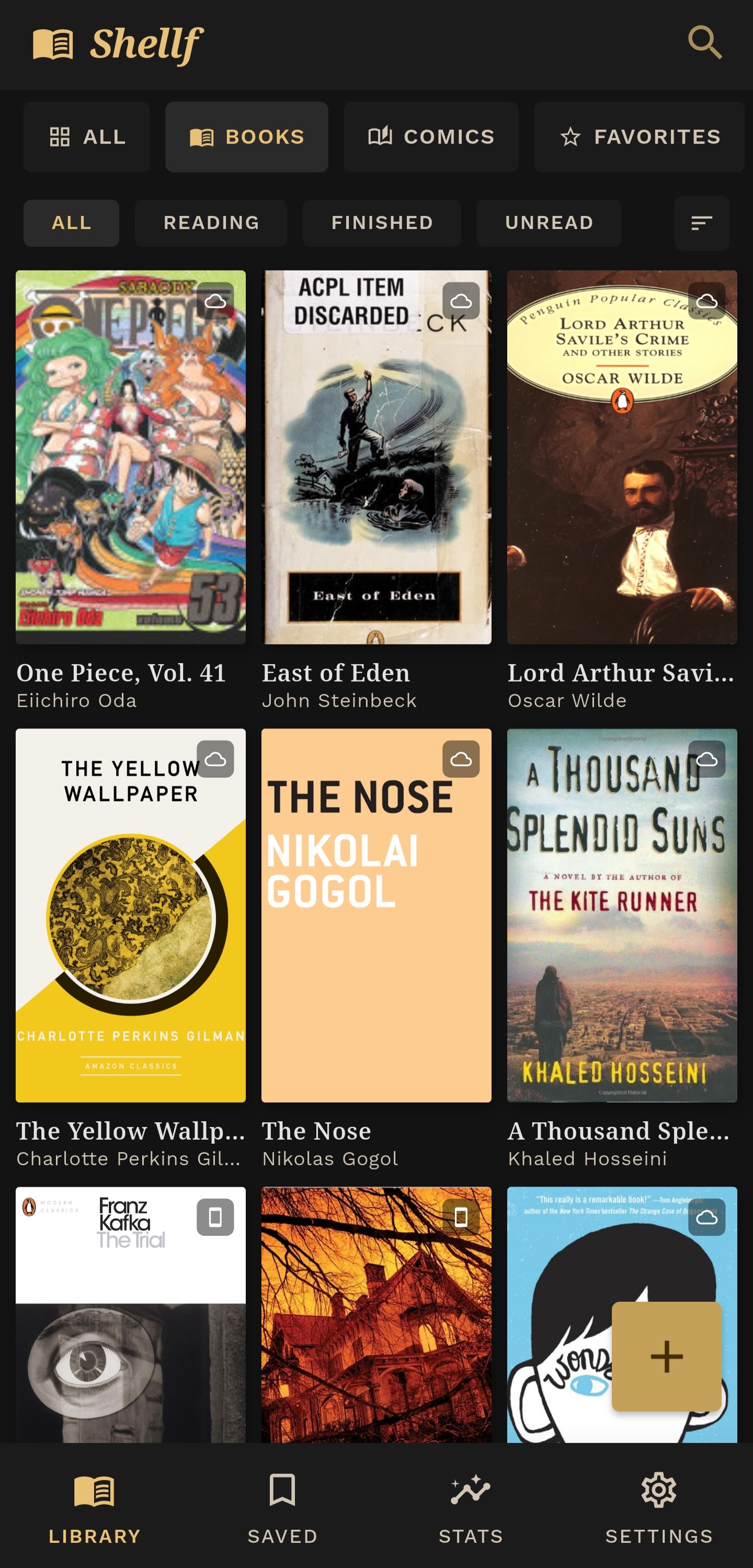 Shellf app screenshot 1