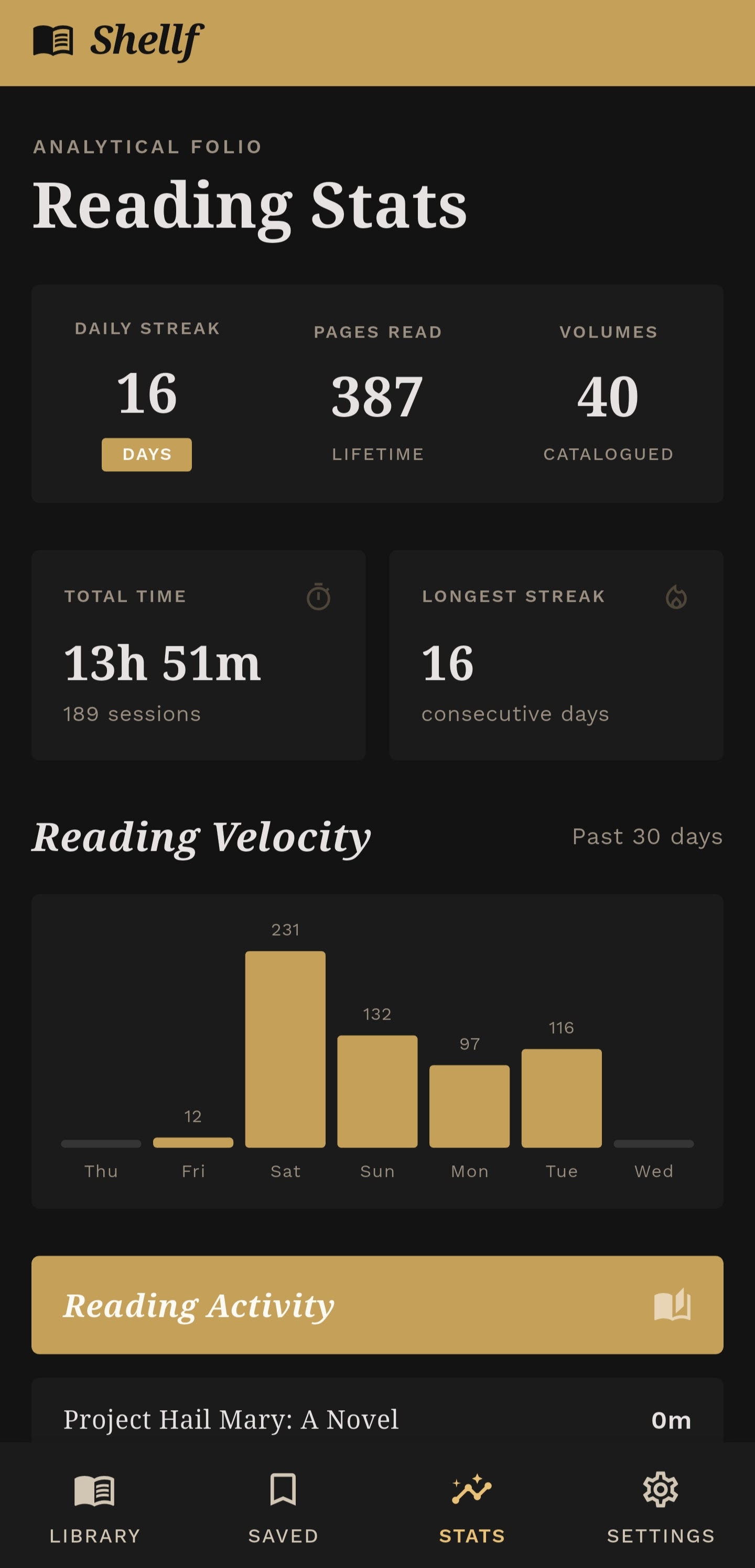 Shellf app screenshot 3